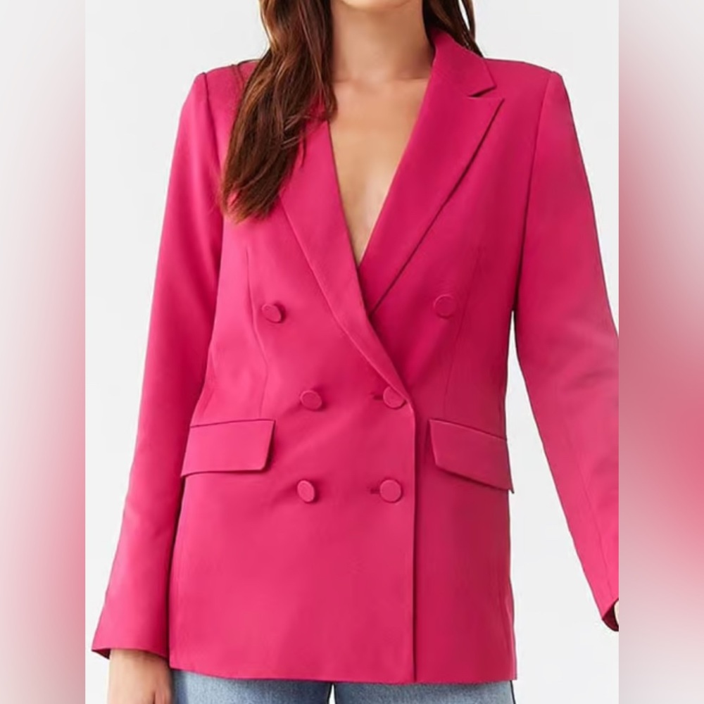 Forever 21 size medium, magenta, blazer